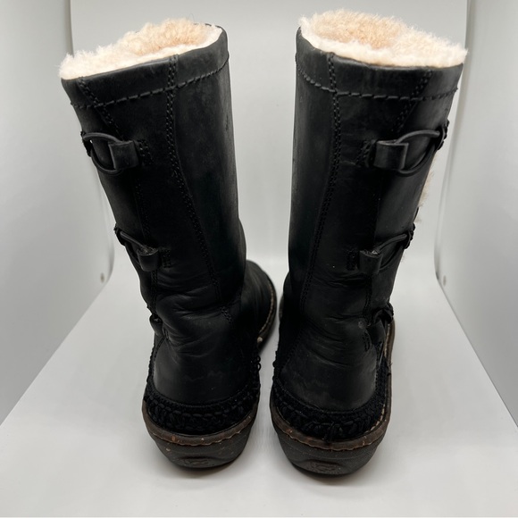 Women’s UGG Leather Boots Size 10 - Picture 5 of 9